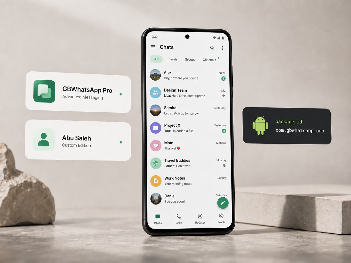 واتساب أبو صالح 2026: ما هو GBWhatsApp Pro وما الفرق عن أبو عرب؟